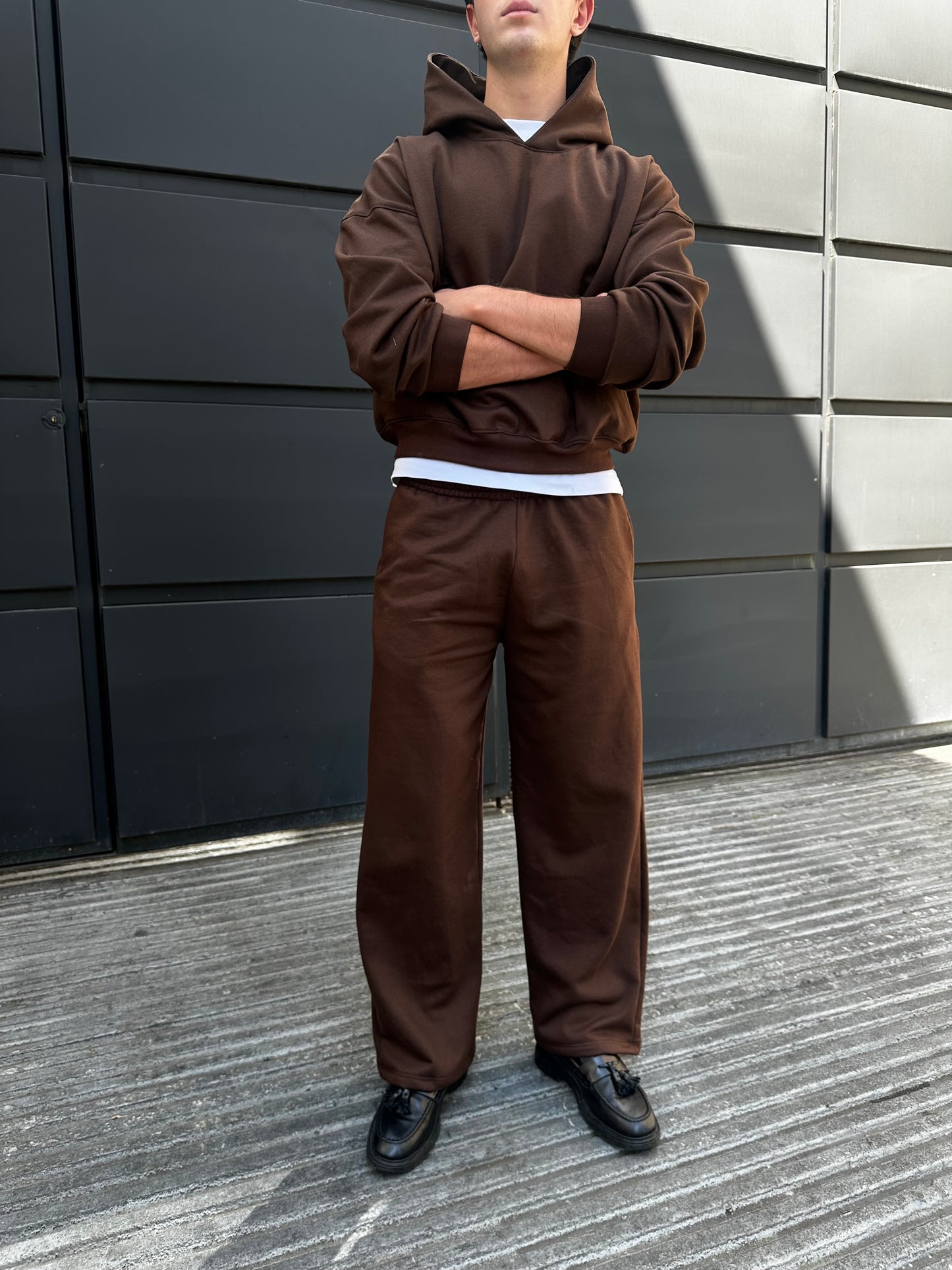 WIDE LEG PANTS - MOCHA