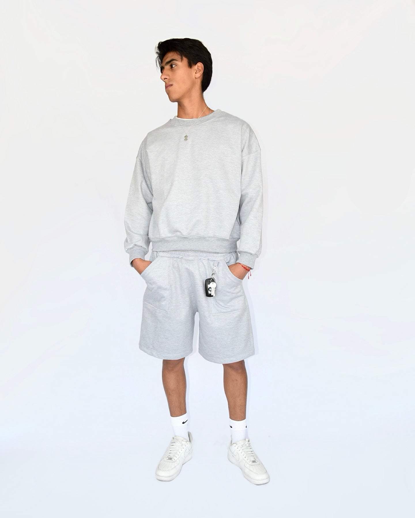 BOXY CREWNECK - GRIS