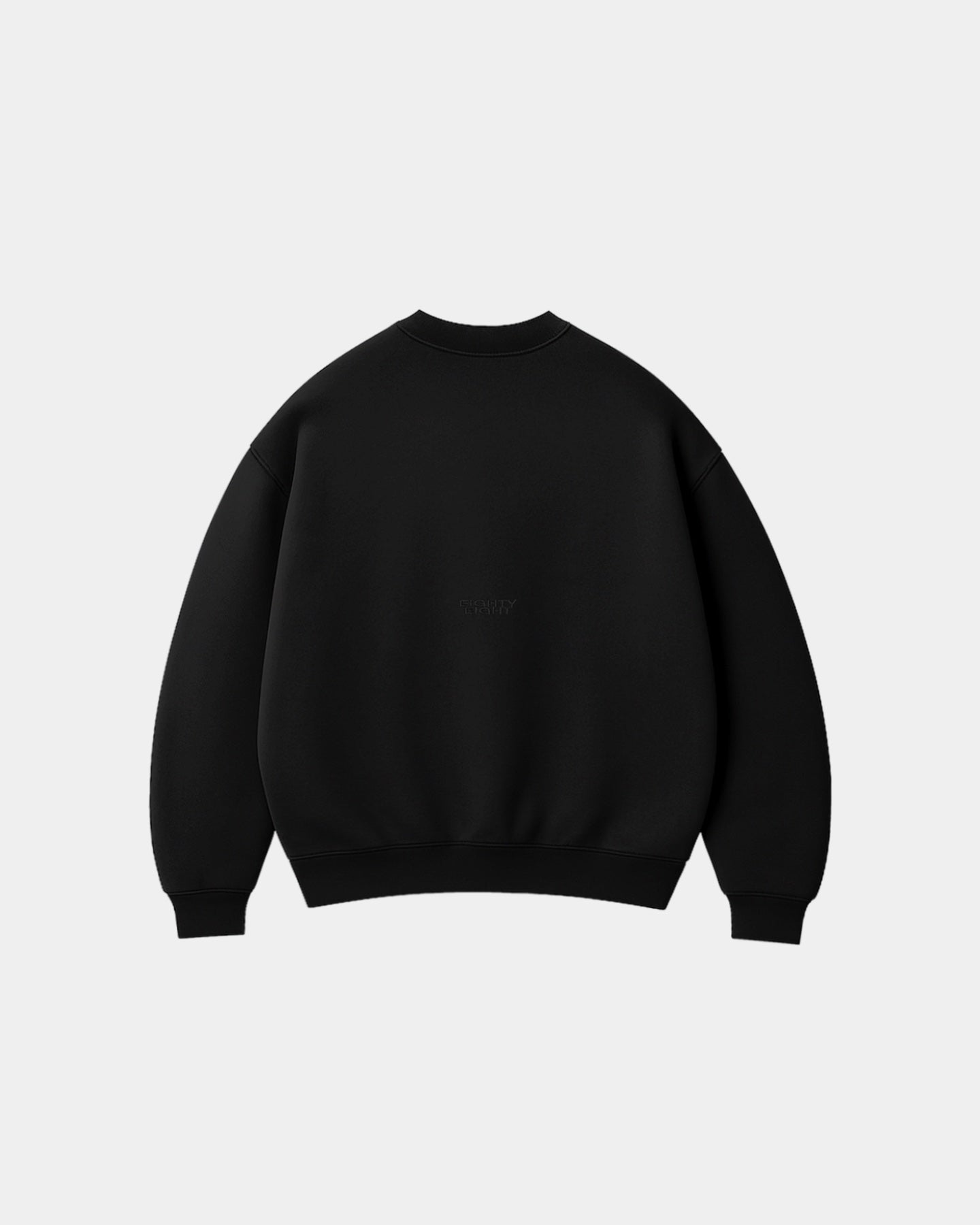 BOXY CREWNECK - NEGRO