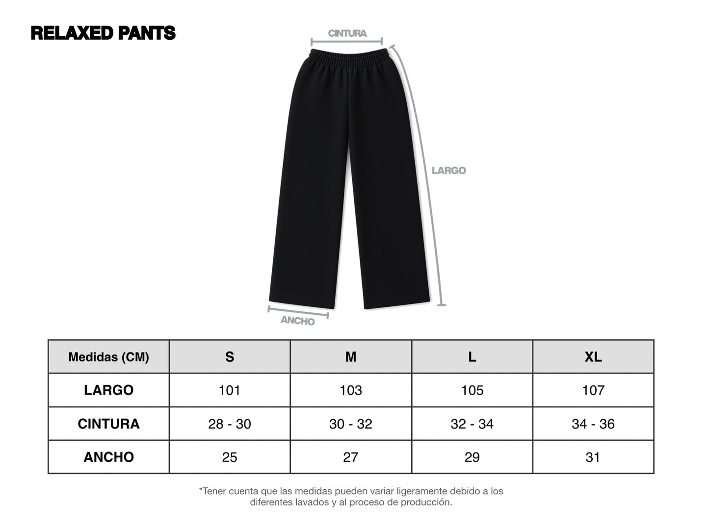 PANTS - NEGRO