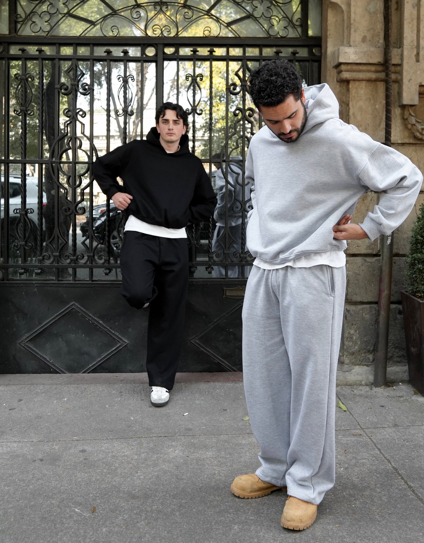 RELAXED PANTS - GRIS