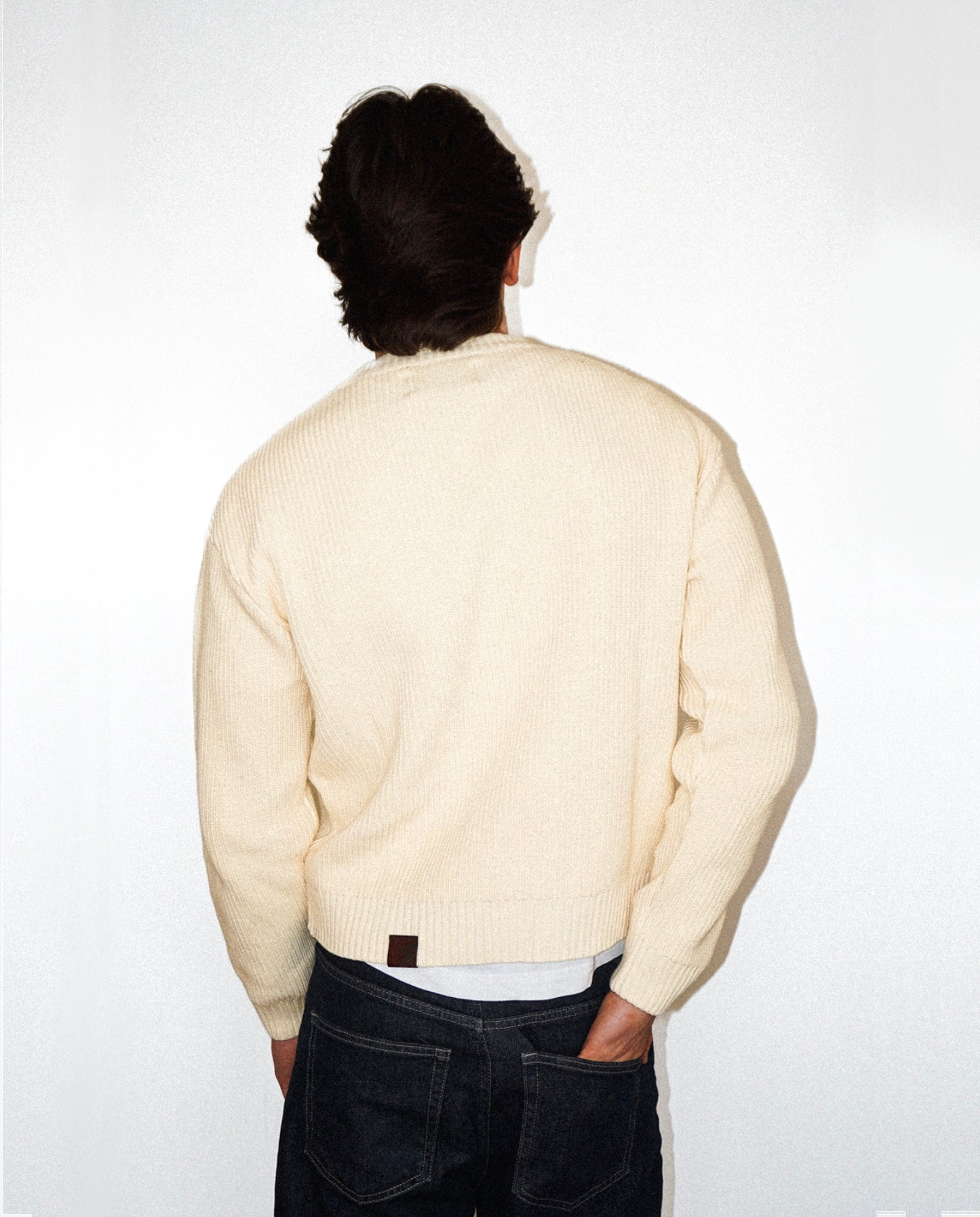 SUÉTER KNIT - CREMA