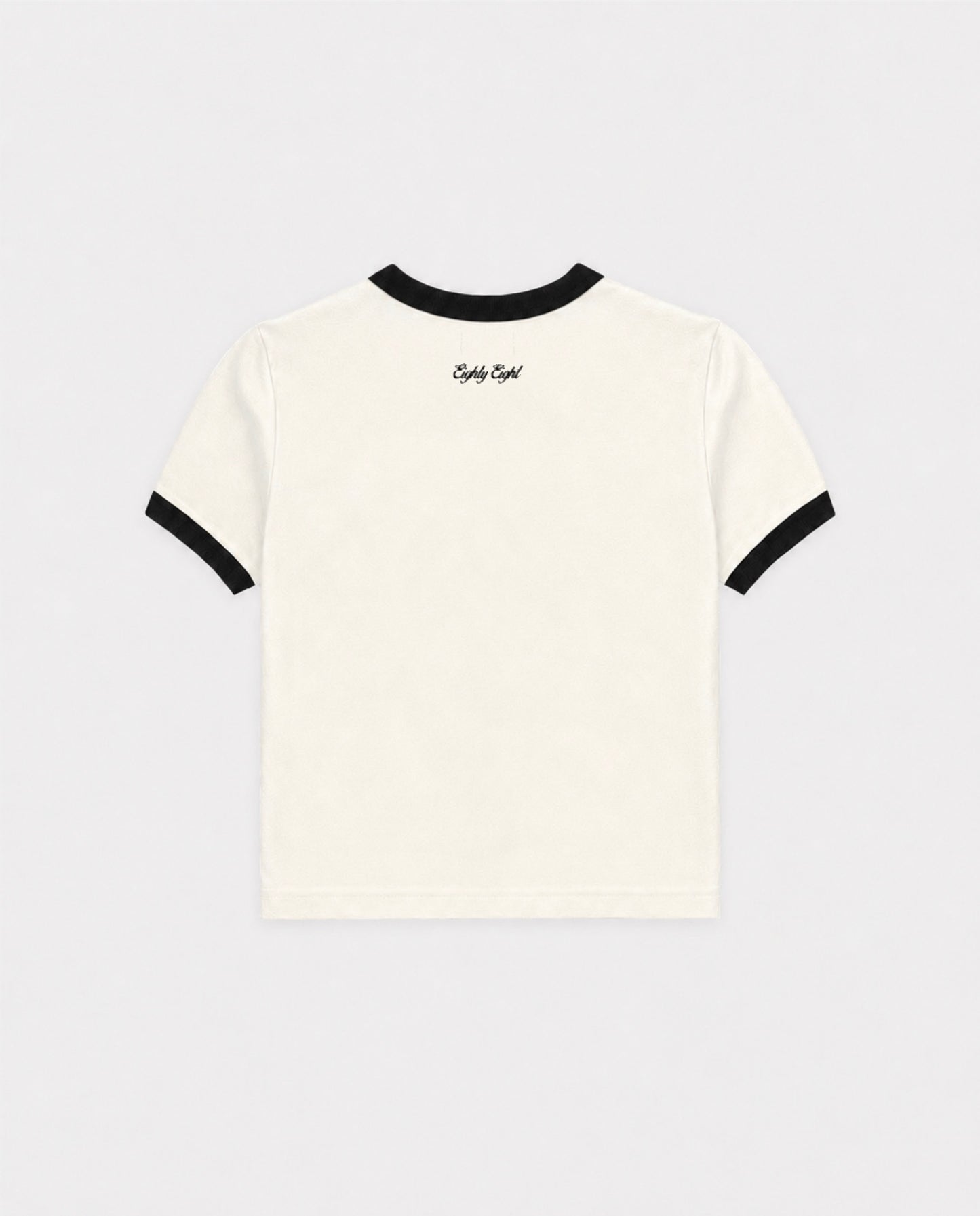 BABY TEE - RINGER IVORY