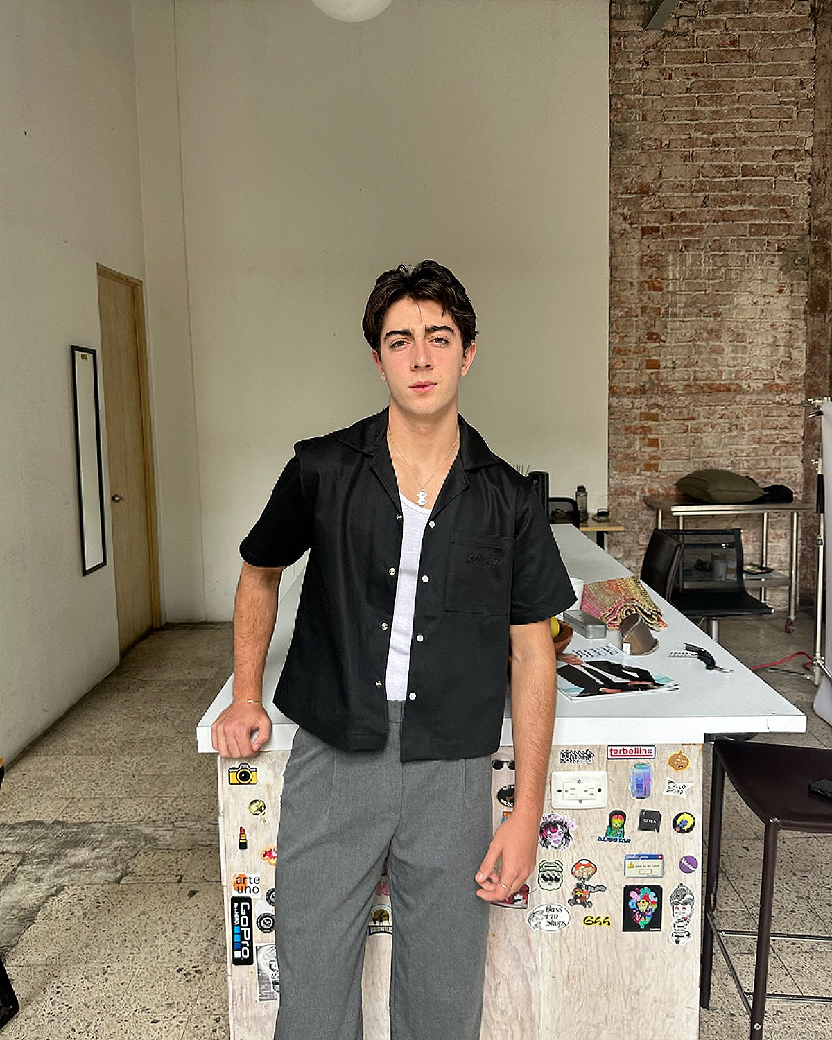 CAMISA SARTO - NEGRO