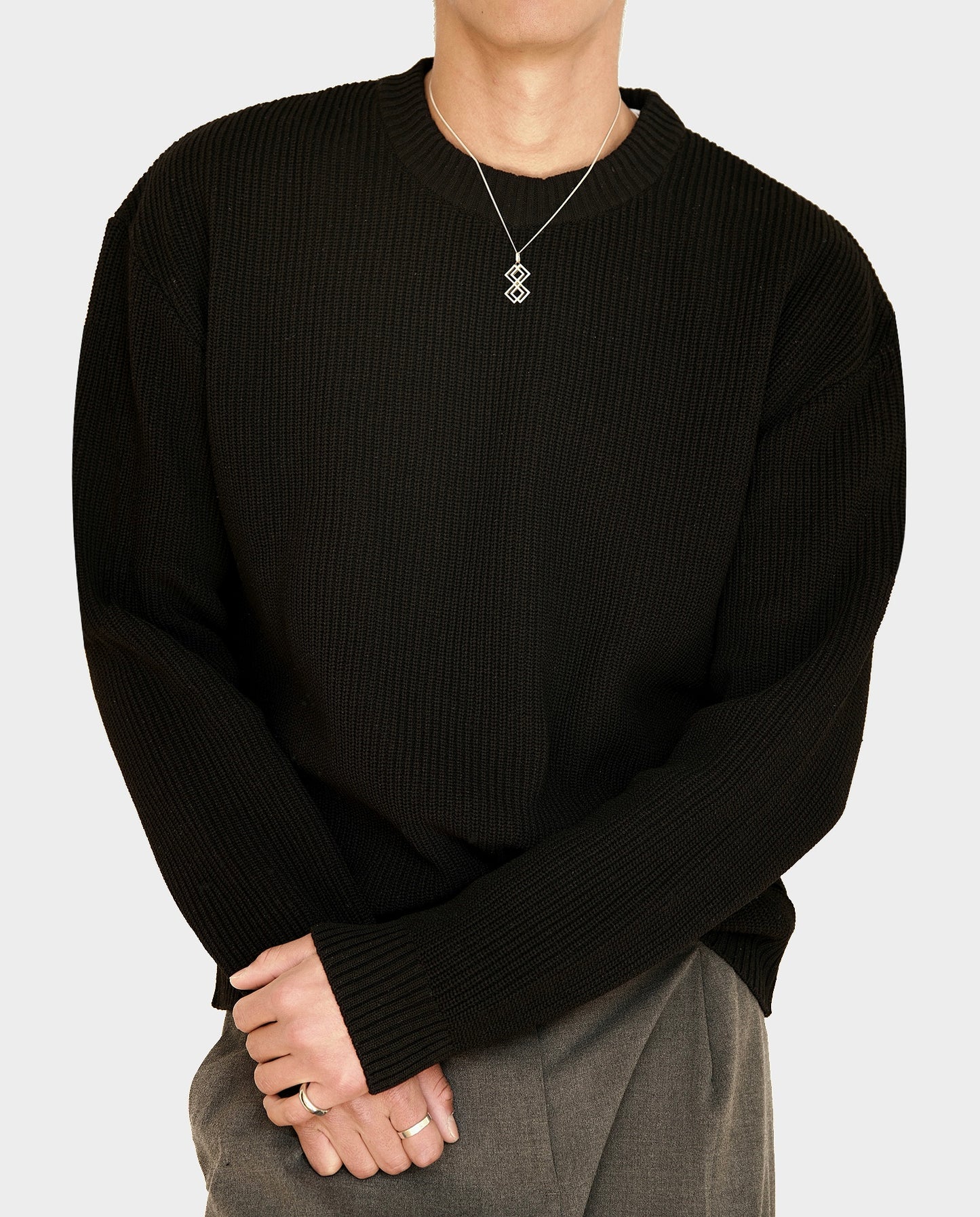 SUÉTER KNIT - NEGRO