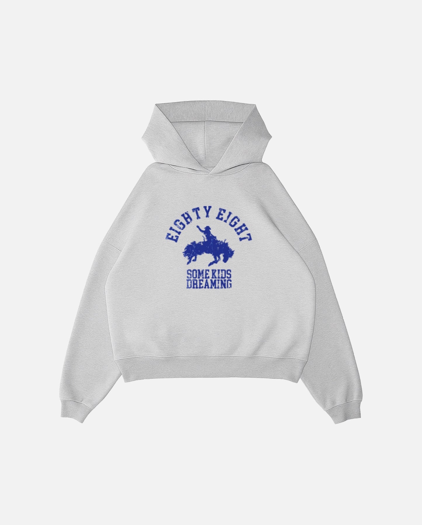 WESTERN BOXY HOODIE - GRIS