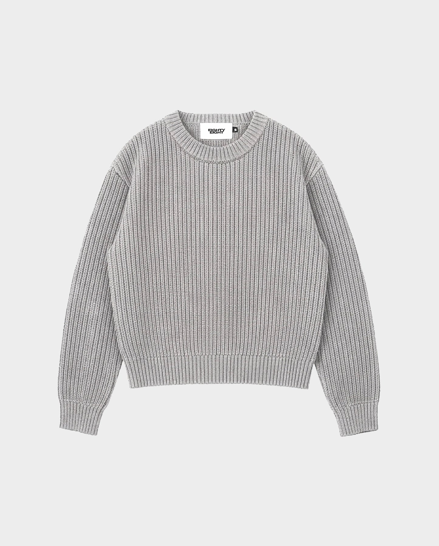 SUÉTER KNIT - GRIS CLARO