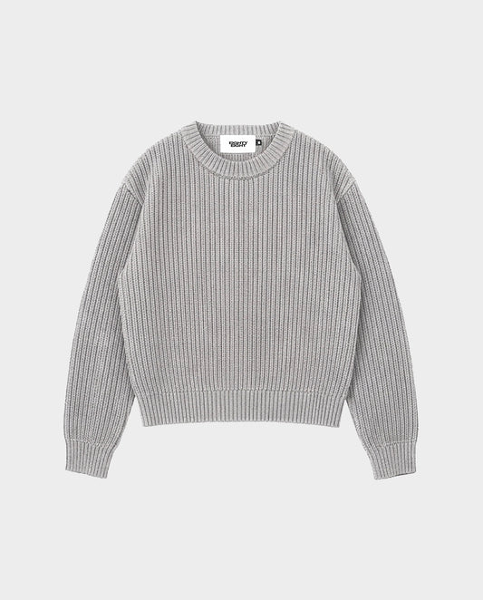 SUÉTER KNIT - GRIS CLARO