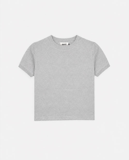 BABY TEE - GRIS JASPE
