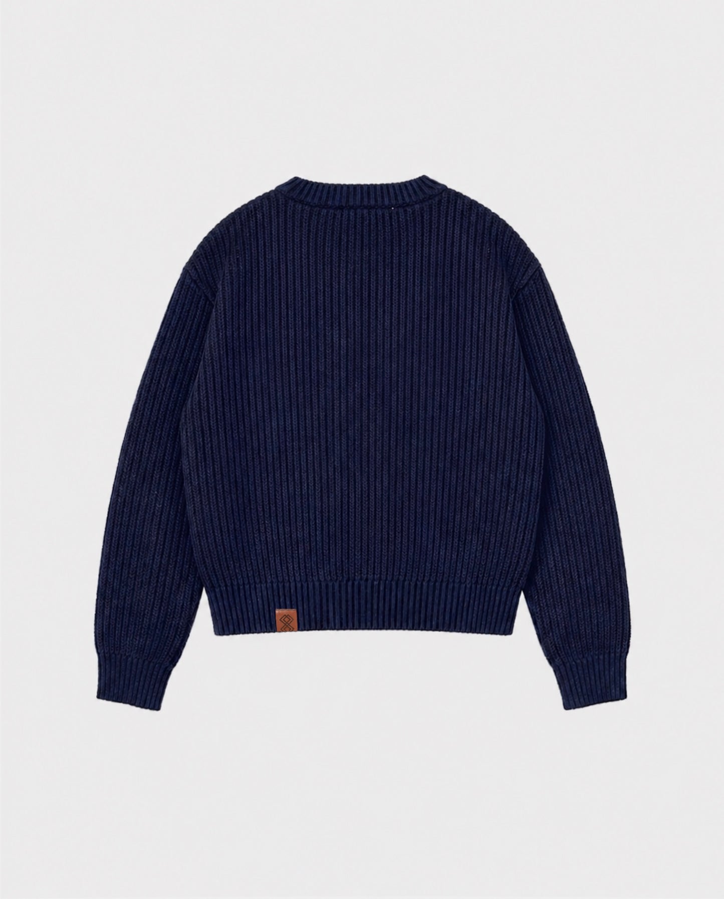 SUÉTER KNIT - AZUL MARINO