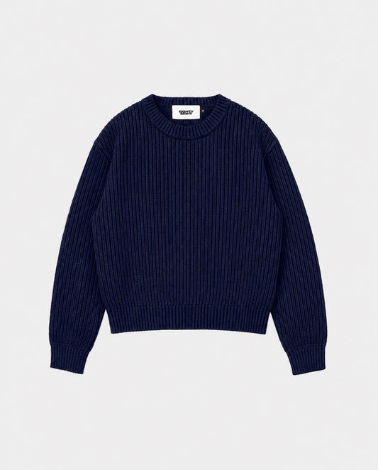 SUÉTER KNIT - AZUL MARINO