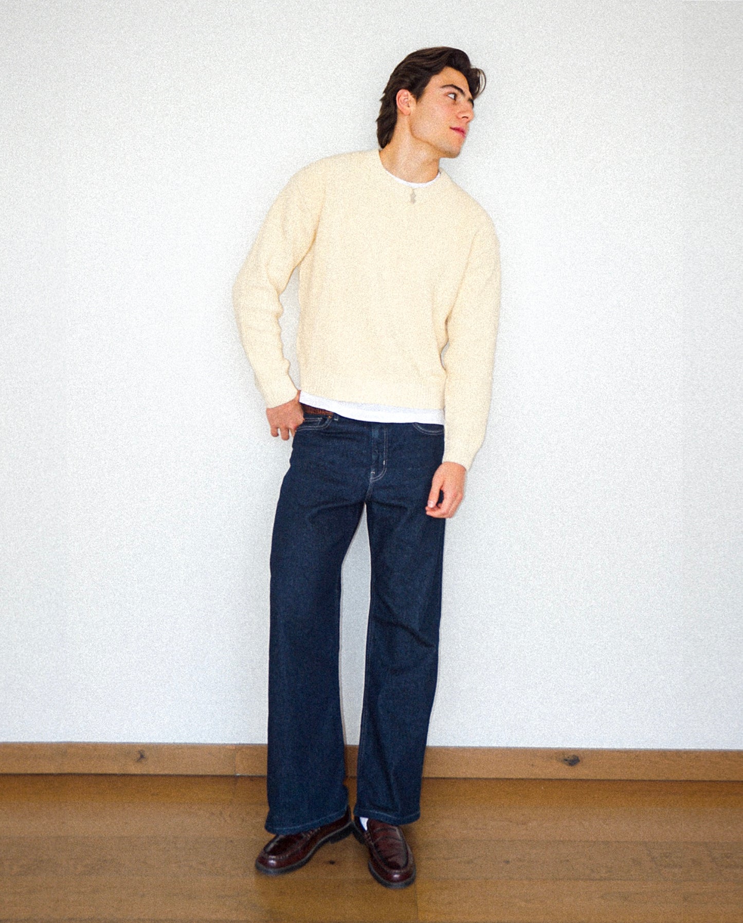 SUÉTER KNIT - CREMA