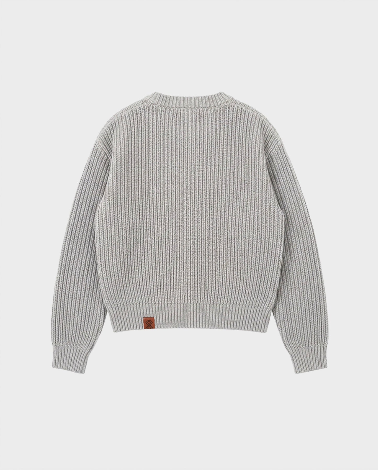 SUÉTER KNIT - GRIS CLARO