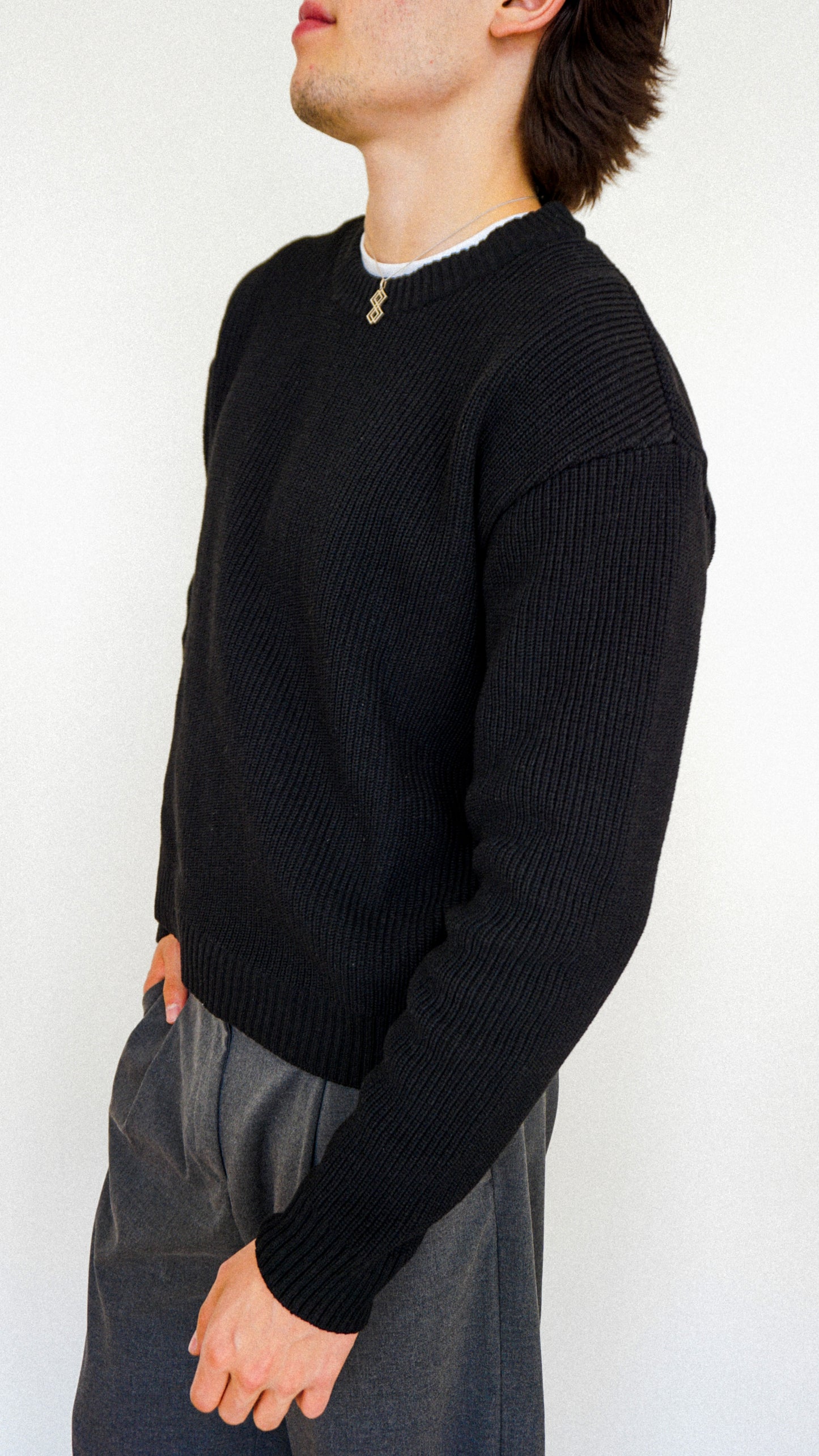 SUÉTER KNIT - NEGRO