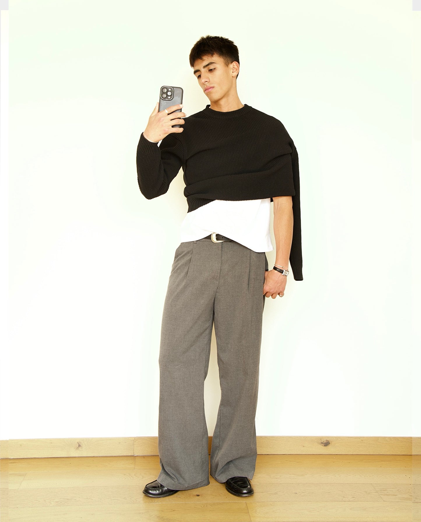 SUÉTER KNIT - NEGRO