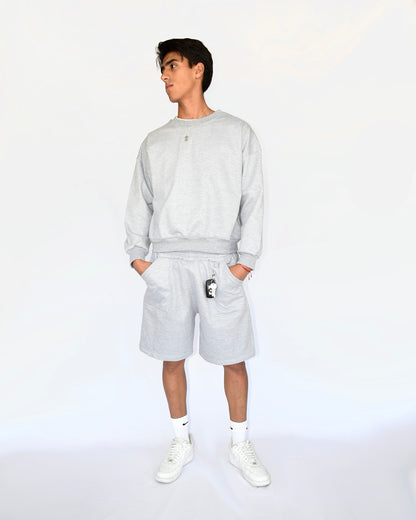 BOXY CREWNECK - GRIS