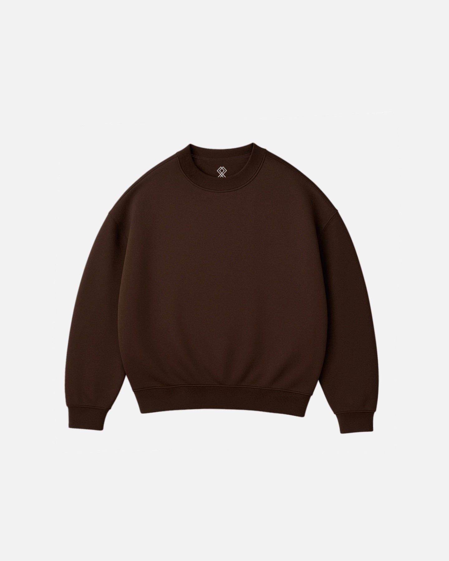 BOXY CREWNECK - CAFÉ