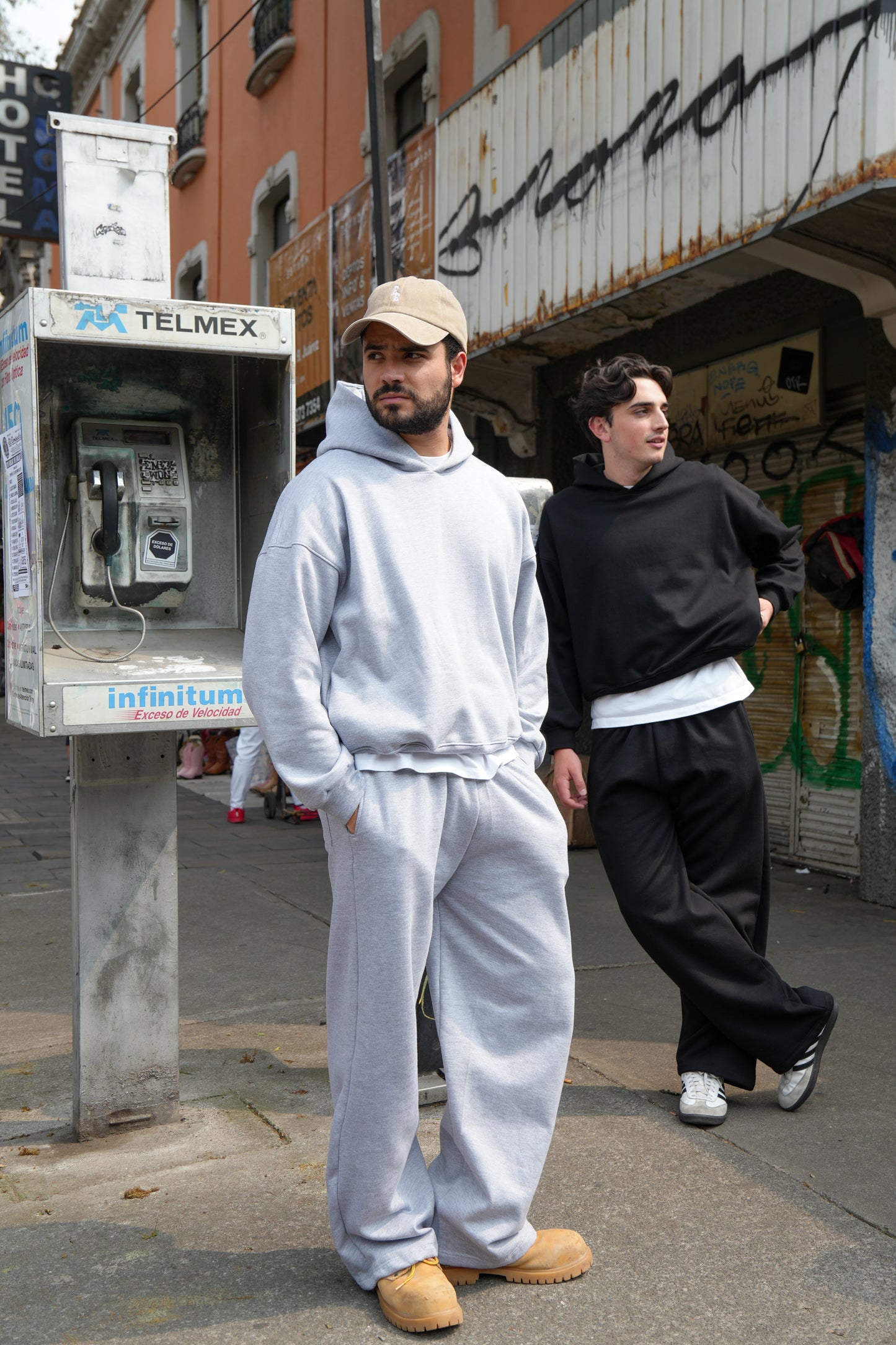 BOXY HOODIE - GRIS