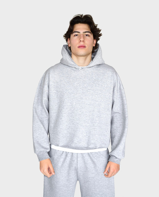 BOXY HOODIE - GRIS