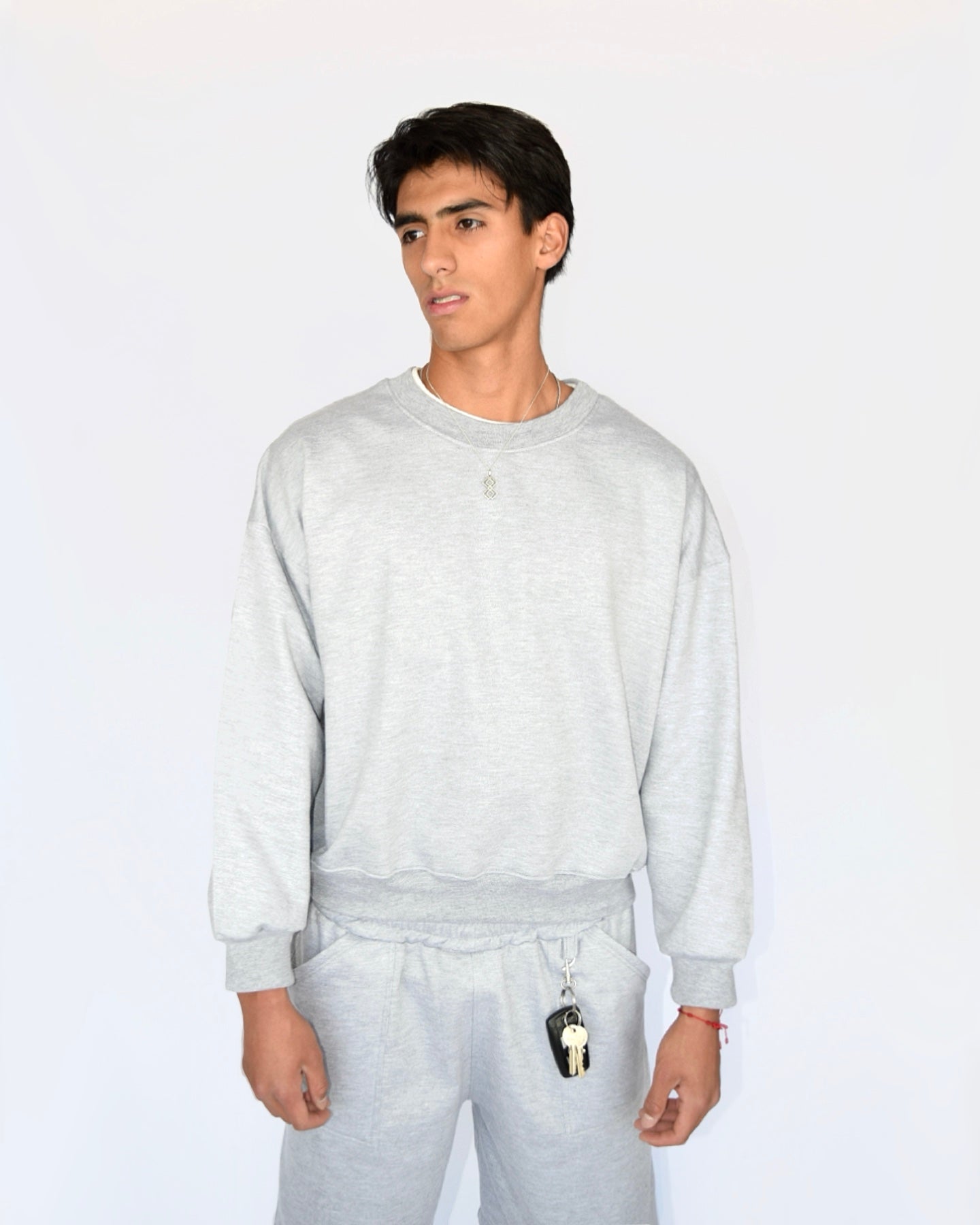 BOXY CREWNECK - GRIS